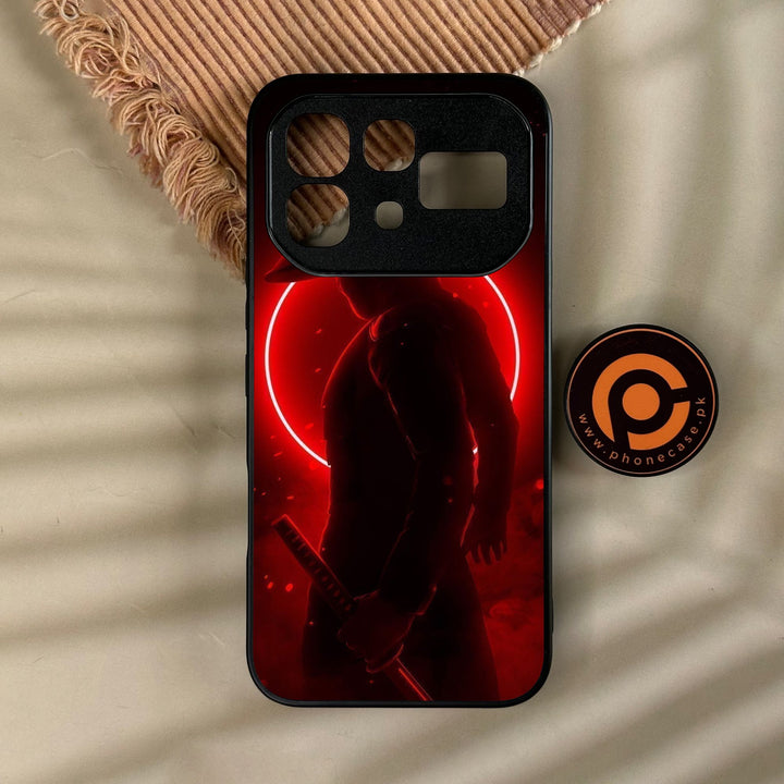 Infinix Note 60 Pro - Ninja Design 4 - Premium Metal Printed Soft Bumper Shock Proof Case