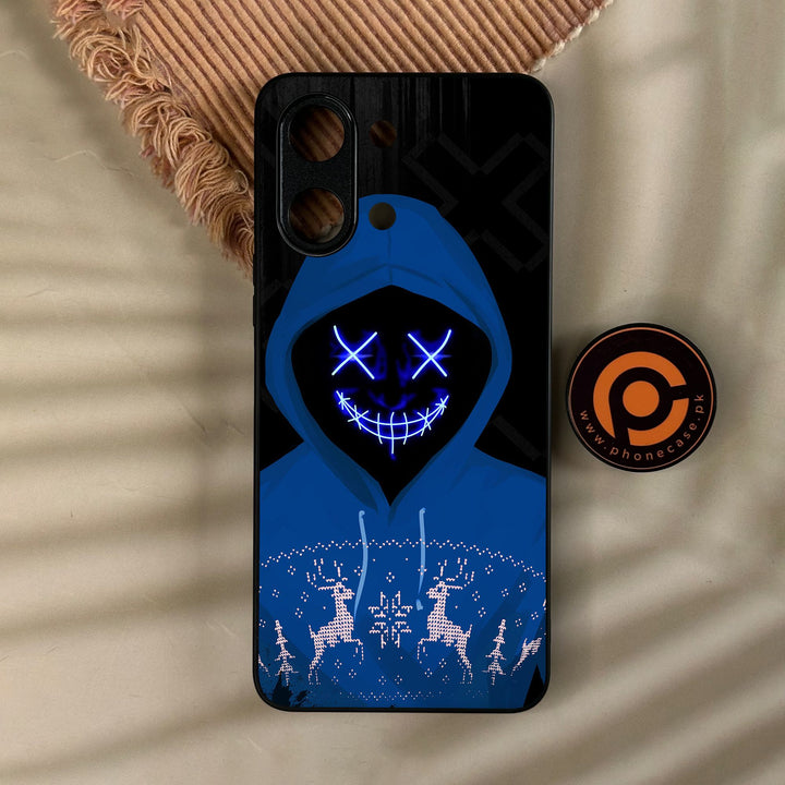 Vivo Y11d - Anonymous 2.0 Design 9 - Premium Metal Printed Soft Bumper Shock Proof Case