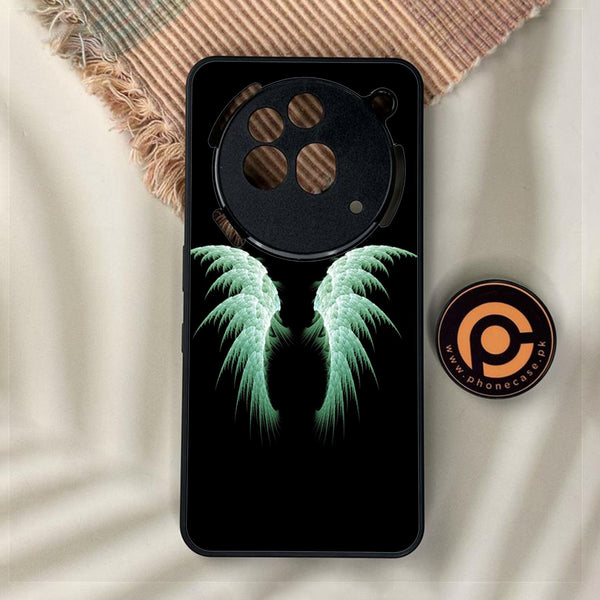 Nothing Phone 3a Pro - Angel Wings Design 5 - Premium Metal Printed Soft Bumper Shock Proof Case