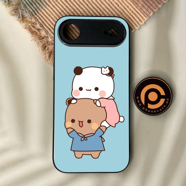 iPhone Air - Cute Bubu Dudu Design 5 - Premium Metal Printed Soft Bumper Shock Proof Case