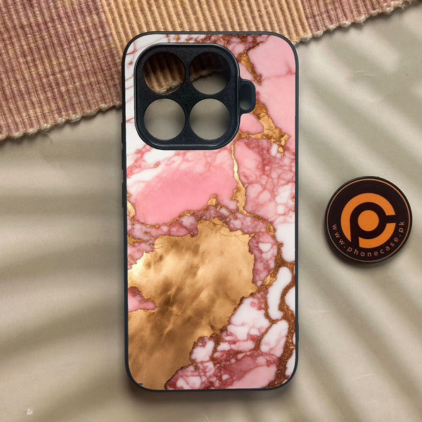 Xiaomi 17T - Pink Marble 2.0 Design 7 - Premium Metal Printed Soft Bumper Shock Proof Case