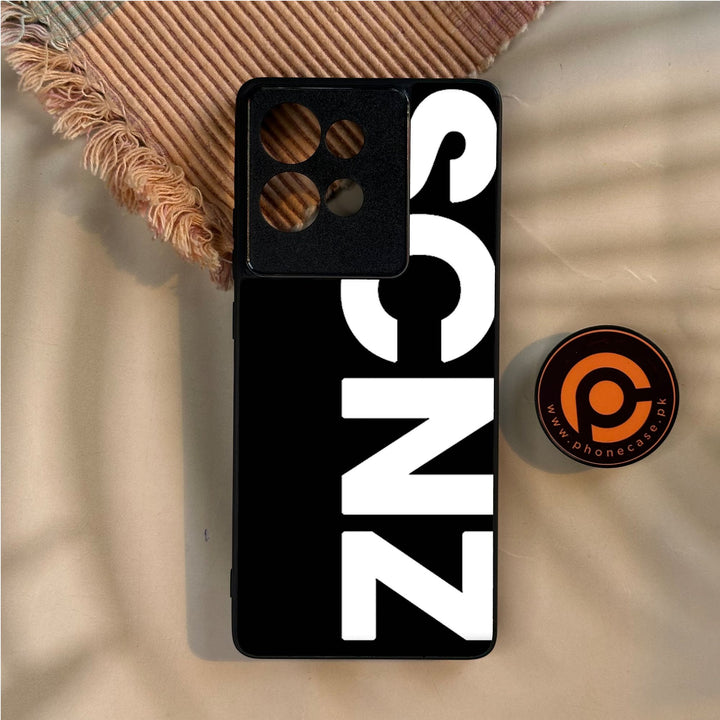 Motorola Edge 50 - Scnz - Premium Metal Printed Soft Bumper Shock Proof Case