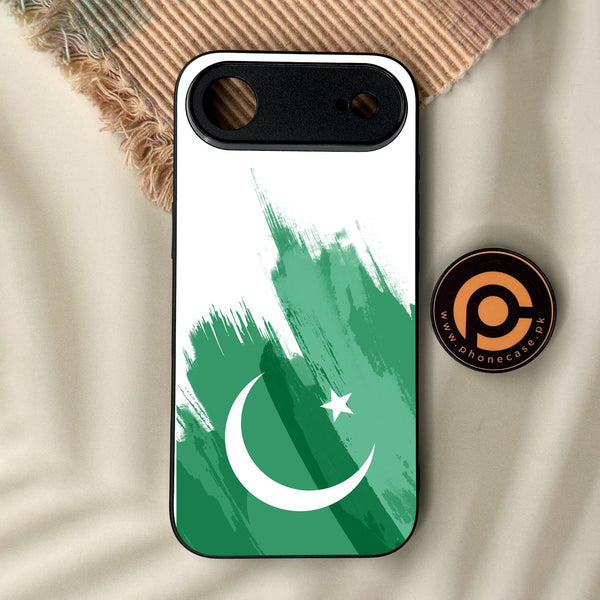 iPhone Air - Pakistan Design 8 - Premium Metal Printed Soft Bumper Shock Proof Case