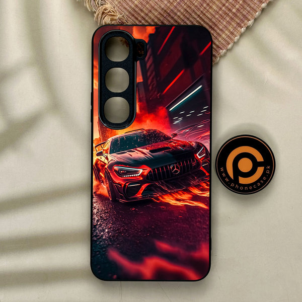 Vivo Y21d - Racing Design 3 - Premium Metal Printed Soft Bumper Shock Proof Case