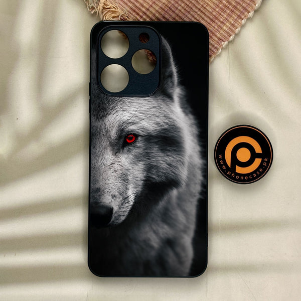 Realme Note 70 - Wolf Design 10 - Premium Metal Printed Soft Bumper Shock Proof Case