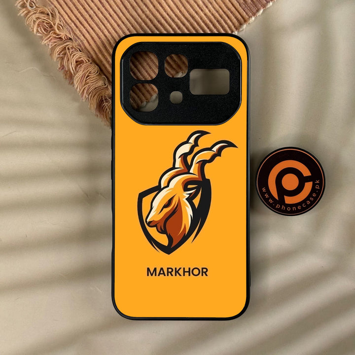 Infinix Note 60 Pro - Markhor Design 7 - Premium Metal Printed Soft Bumper Shock Proof Case
