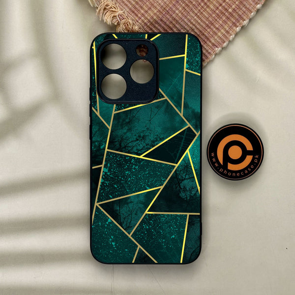 Realme 15T - Geometric Design 9 - Premium Metal Printed Soft Bumper Shock Proof Case