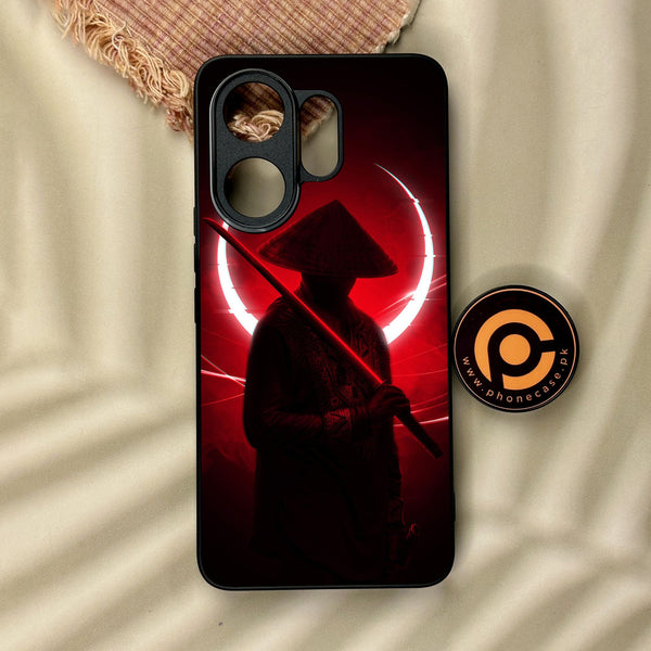 Vivo V60 - Ninja Design 7 - Premium Metal Printed Soft Bumper Shock Proof Case