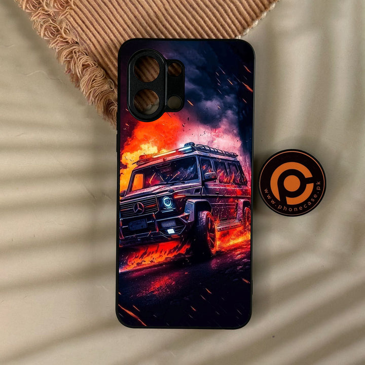 Tecno Spark Go 3 - Racing Design 2 - Premium Metal Printed Soft Bumper Shock Proof Case