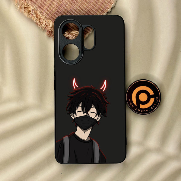 Vivo V60 - Anime Series Design 7 - Premium Metal Printed Soft Bumper Shock Proof Case