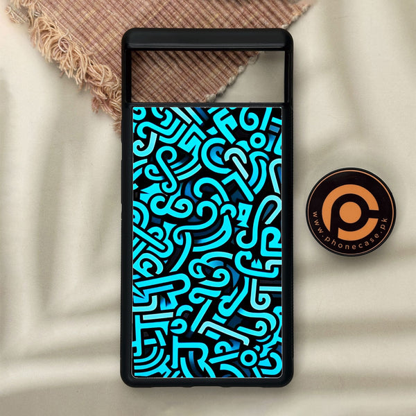 Google Pixel 6 - Doodle Design - Premium Metal Printed Soft Bumper Shock Proof Case