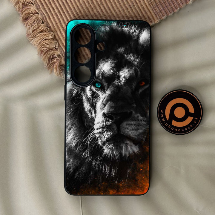 Samsung Galaxy S26 - Tiger Design 3 - Premium Metal Printed Soft Bumper Shock Proof Case