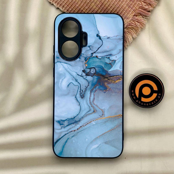Xiaomi Redmi Turbo 4 Pro - Blue Marble Design 1 - Premium Metal Printed Soft Bumper Shock Proof Case