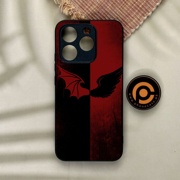 Realme 15T - Angel 2.0 Design 6 - Premium Metal Printed Soft Bumper Shock Proof Case