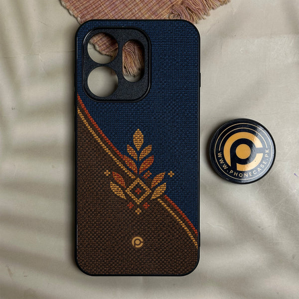 Oneplus Nord 6 - Classic Weave Design 6 - Premium Metal Printed Soft Bumper Shock Proof Case