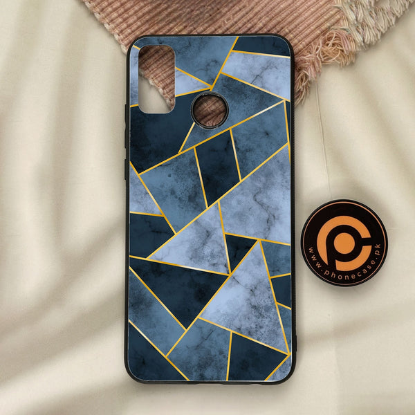 Honor 9X Lite - Geometric Design 3 - Premium Metal Printed Soft Bumper Shock Proof Case