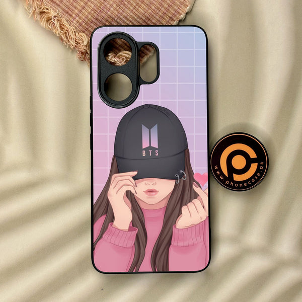 Vivo V60 - Anime Girls Design 3 - Premium Metal Printed Soft Bumper Shock Proof Case