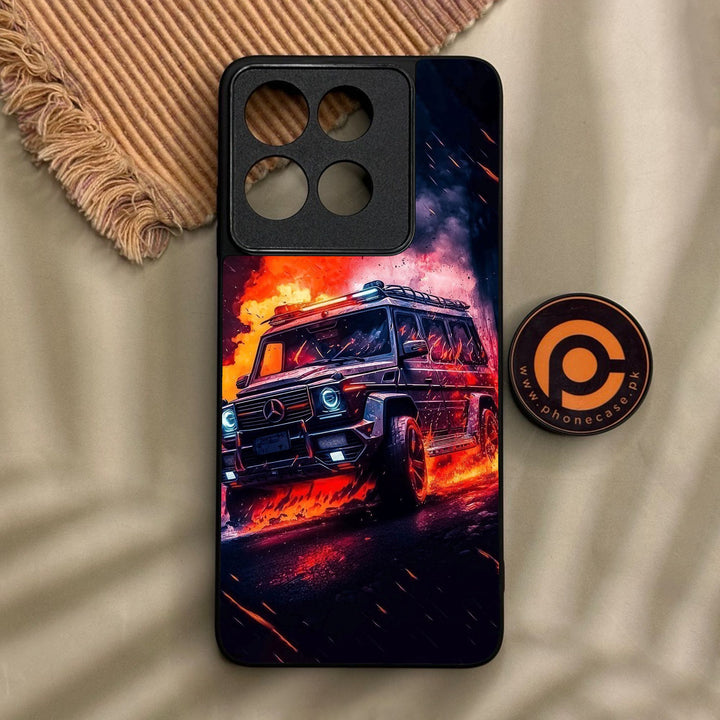 Motorola Moto G56 - Racing Design 2 - Premium Metal Printed Soft Bumper Shock Proof Case