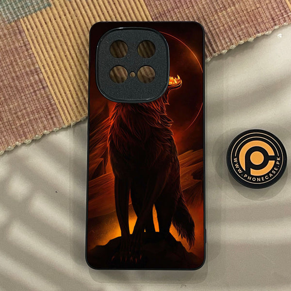 iQOO Z10 Turbo Pro - Wolf Design 6 - Premium Metal Printed Soft Bumper Shock Proof Case