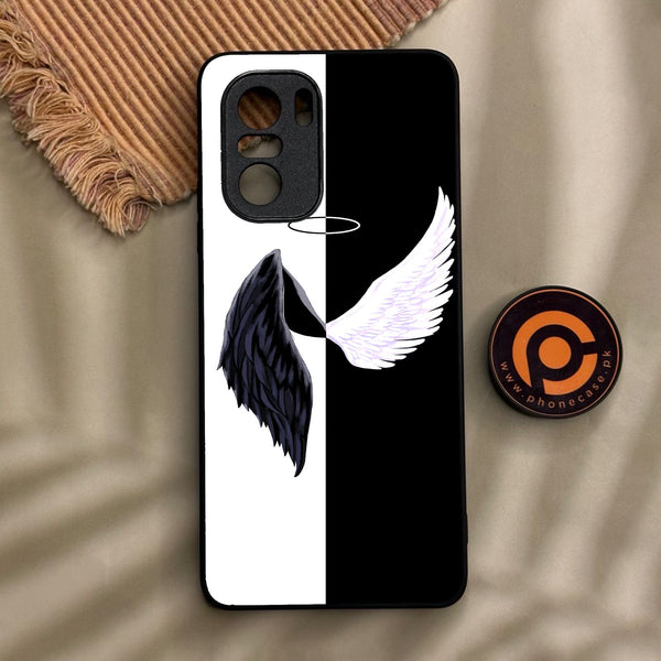 Xiaomi Redmi K40 - Angel 2.0 Design 5 - Premium Metal Printed Soft Bumper Shock Proof Case