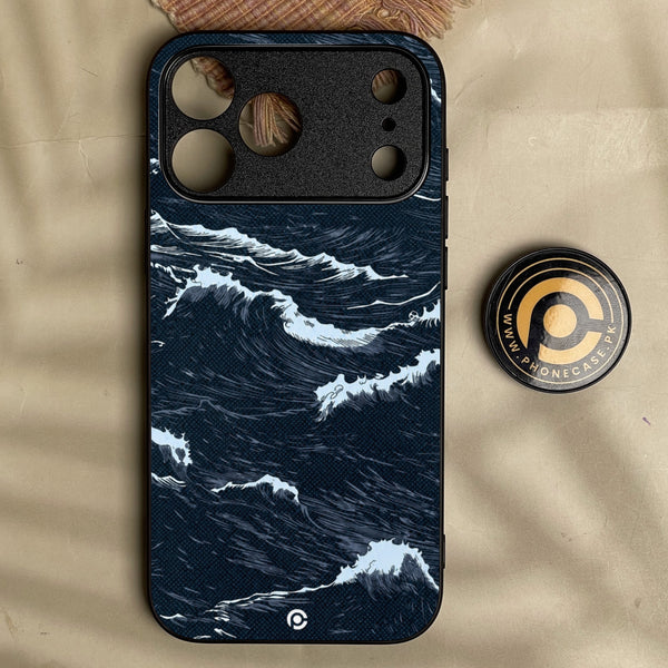 Iphone 18 Pro - Classic Weave Design 16 - Premium Metal Printed Soft Bumper Shock Proof Case