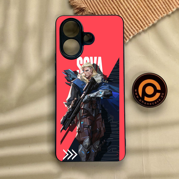 Vivo V60 Lite  - Battle-Ready Design 7 - Premium Metal Printed Soft Bumper Shock Proof Case