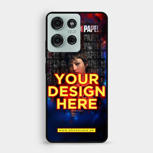 Motorola Moto G75 - Customize Your Own - Premium Metal Printed Soft Bumper Shock Proof Case