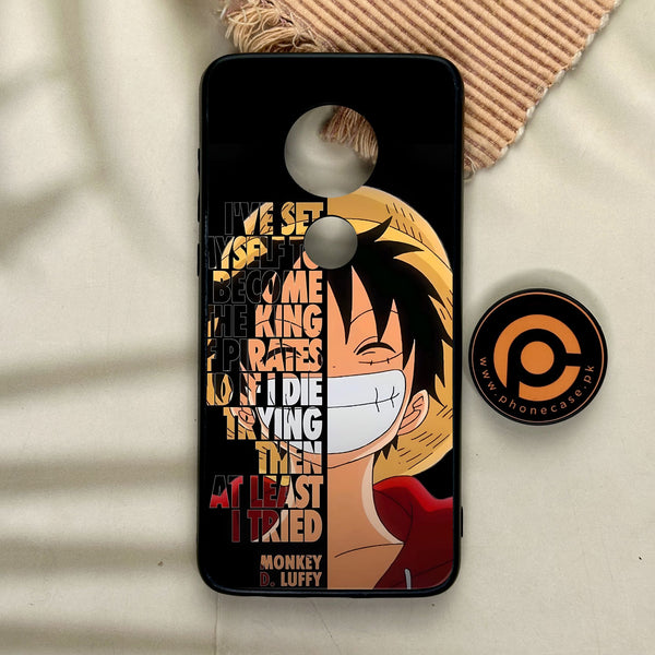 Motorola Moto G7 - Anime - Premium Metal Printed Soft Bumper Shock Proof Case