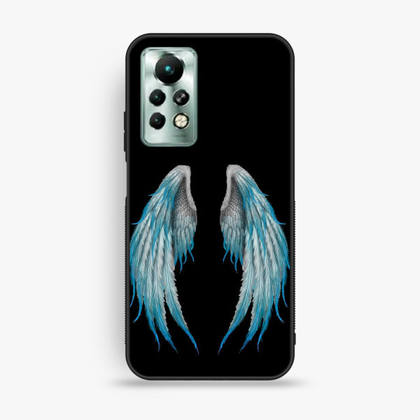 Infinix Note 11 Pro - Angel Wings Design 4 - Premium Metal Printed Soft Bumper Shock Proof Case