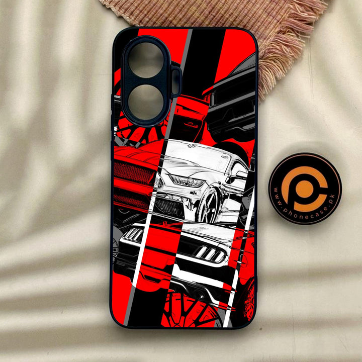 Xiaomi Poco F7 - Racing Series 2.0 Design 6 - Premium Metal Printed Soft Bumper Shock Proof Case