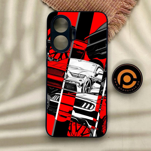 Xiaomi Redmi Turbo 4 Pro - Racing Series 2.0 Design 6 - Premium Metal Printed Soft Bumper Shock Proof Case