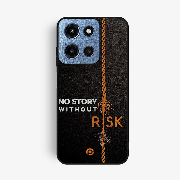 Motorola G Power 2025 - The Risk Taker - Premium Metal Printed Soft Bumper Shock Proof Case