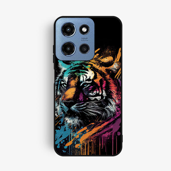 Motorola G Power 2025 - Tiger 2.0 Design 9 - Premium Metal Printed Soft Bumper Shock Proof Case