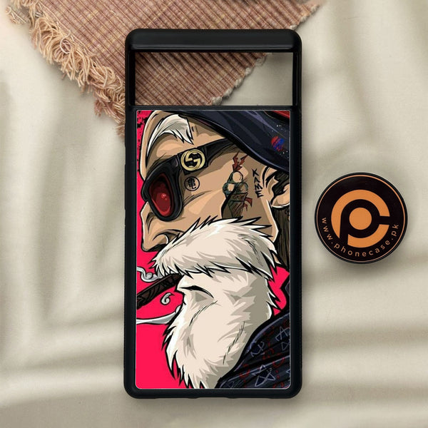 Google Pixel 6 - Master Roshi - Premium Metal Printed Soft Bumper Shock Proof Case