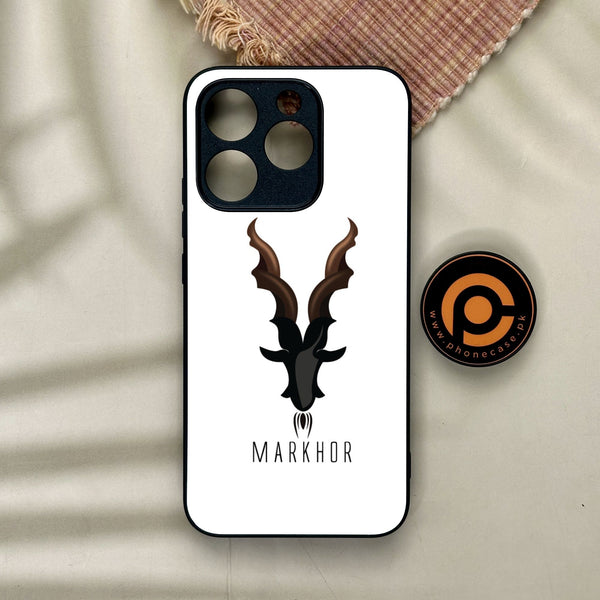 Realme 15T - Markhor Design 2 - Premium Metal Printed Soft Bumper Shock Proof Case