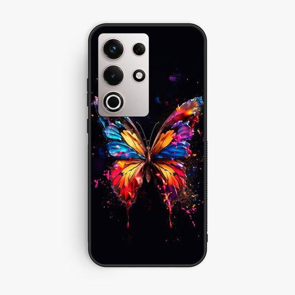 Itel S25 Ultra - Butterflies Design 7 - Premium Metal Printed Soft Bumper Shock Proof Case