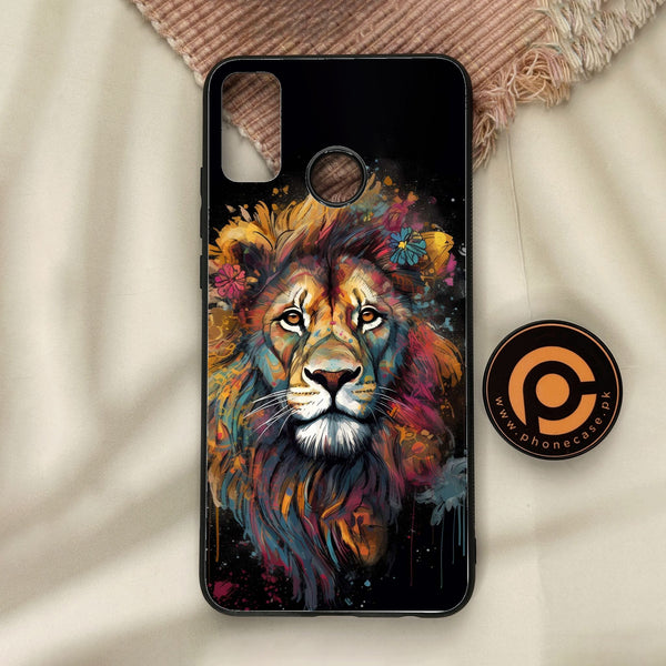 Honor 9X Lite - Tiger 2.0 Design 10 - Premium Metal Printed Soft Bumper Shock Proof Case