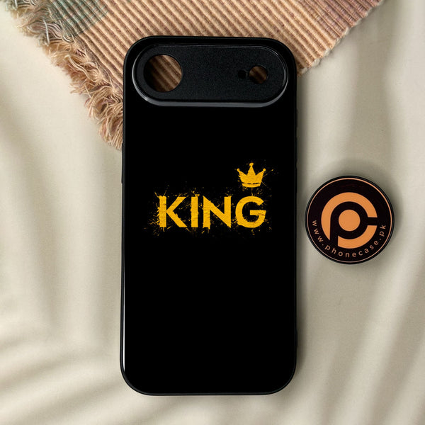 iPhone Air - King Design 2 - Premium Metal Printed Soft Bumper Shock Proof Case