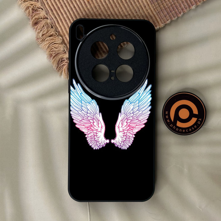 Vivo X300 Pro - Angel Wings Design 8 - Premium Metal Printed Soft Bumper Shock Proof Case