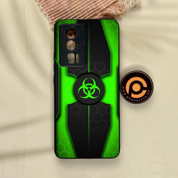 Xiaomi Redmi K60 Pro - Biohazard Design 3 - Premium Metal Printed Soft Bumper Shock Proof Case