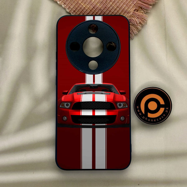 Honor x9d - Muscle Racing Car - Premium Metal Printed Soft Bumper Shock Proof Case