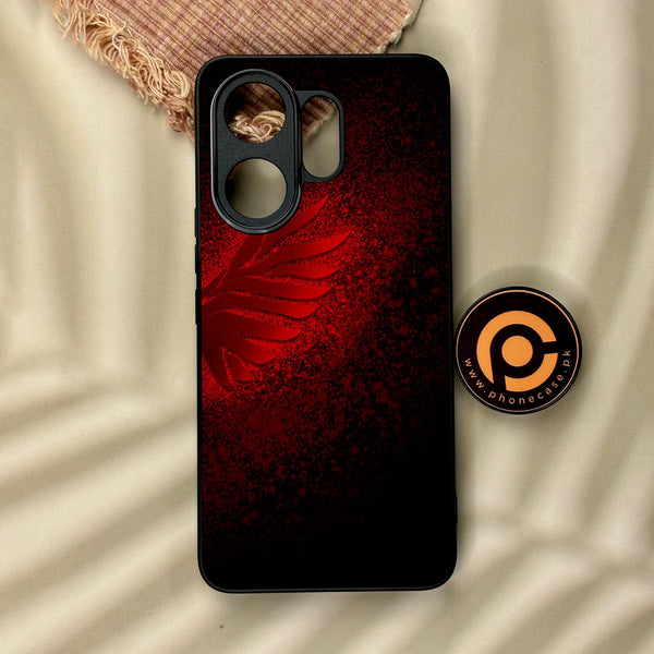 Vivo V60 - Angel 2.0 Design 2 - Premium Metal Printed Soft Bumper Shock Proof Case