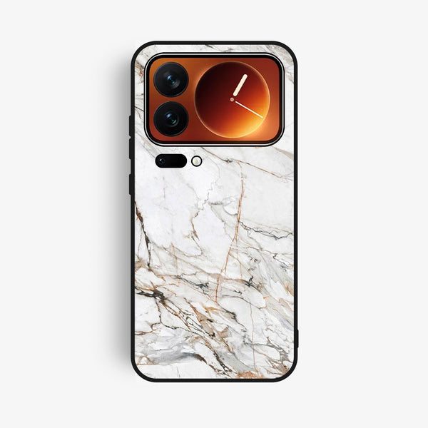 Xiaomi 17 Pro Max - White Design 6 - Premium Metal Printed Soft Bumper Shock Proof Case