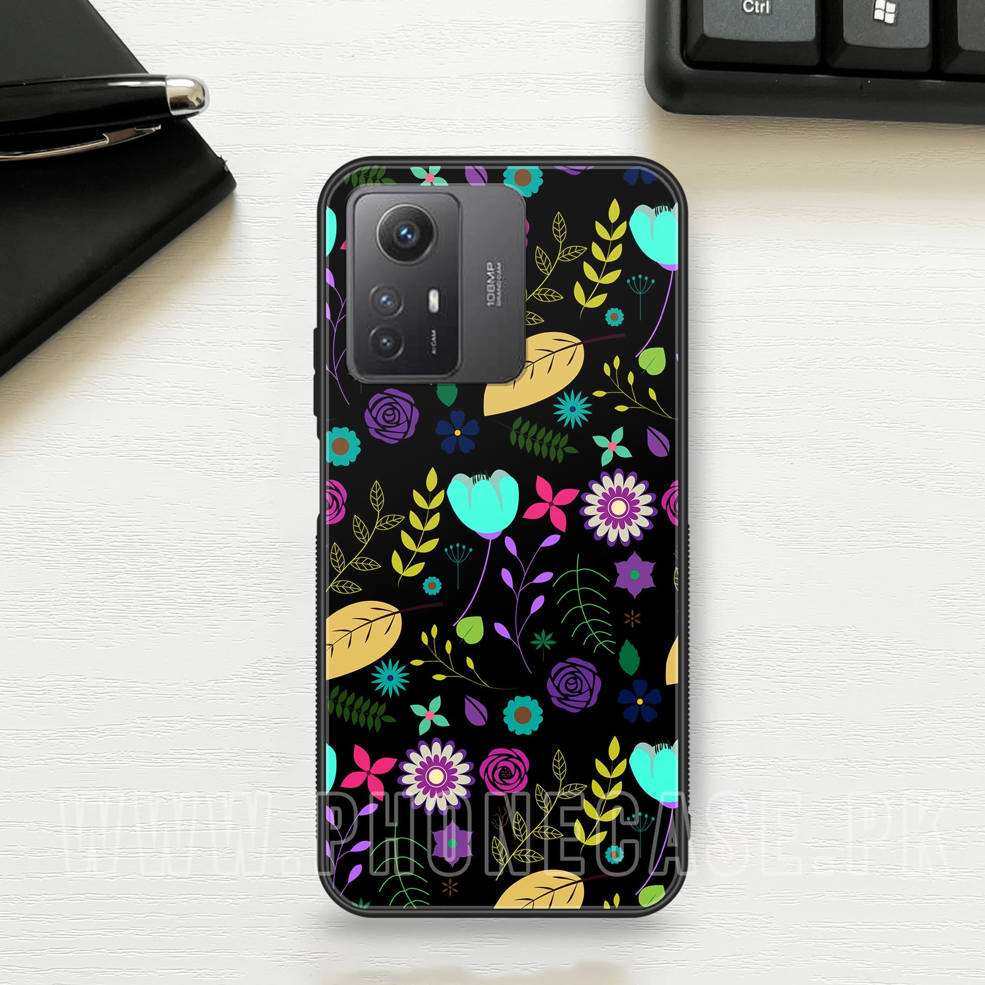 Floral Design Series 2.0 - HQ Ultra Shine Premium Glass Phone Case All Models