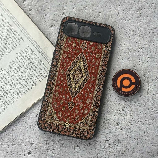 Infinix Smart 10 Plus - Persian Rugs Design 1 - Premium Metal Printed soft Bumper shock Proof Case CS-40391
