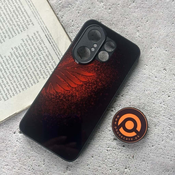 Vivo X200 FE - Angel Wings Design 2 - Premium Metal Printed soft Bumper Shock Proof Case  CS-40393