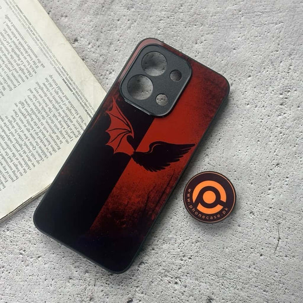 Xiaomi Redmi 15C - Angel Wings 2.0 design 6 - Premium Metal Printed Soft Bumper Shock Proof Case CS-40406