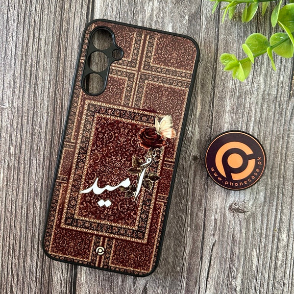 Samsung Galaxy A24 4G - Persian Calligraphy Art 09 - Umeed (اُمید) - Premium Printed Glass soft Bumper shock Proof Case CS-40653