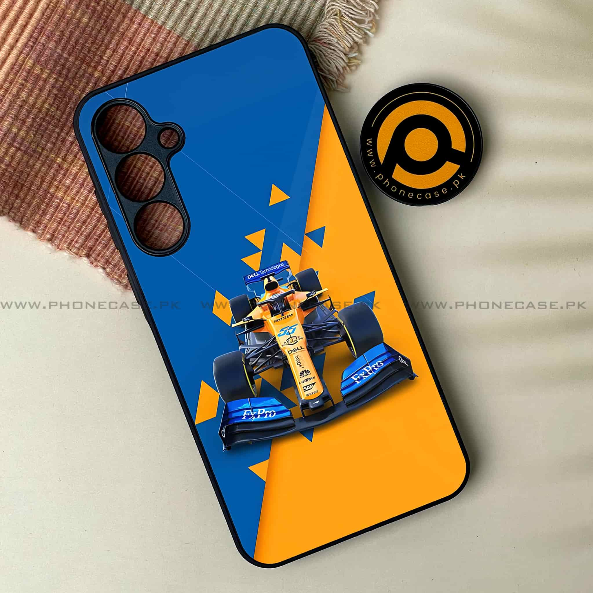 Formula 1 Design - Premium Printed Metal soft Bumper shock Proof Case All Models