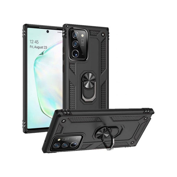 Samsung Galaxy Note 20 Ultra Vanguard Military Armor Case with Ring Grip Kickstand
